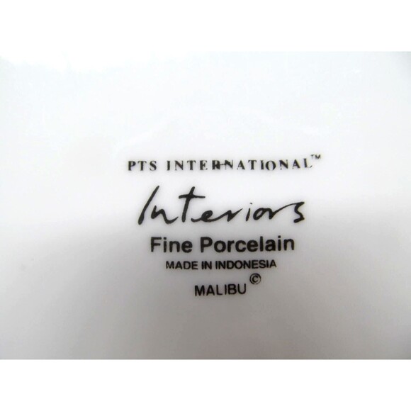 PTS International Interiors Malibu Set Of Four 6 3/8" Saucer Plates - Picture 3 of 11